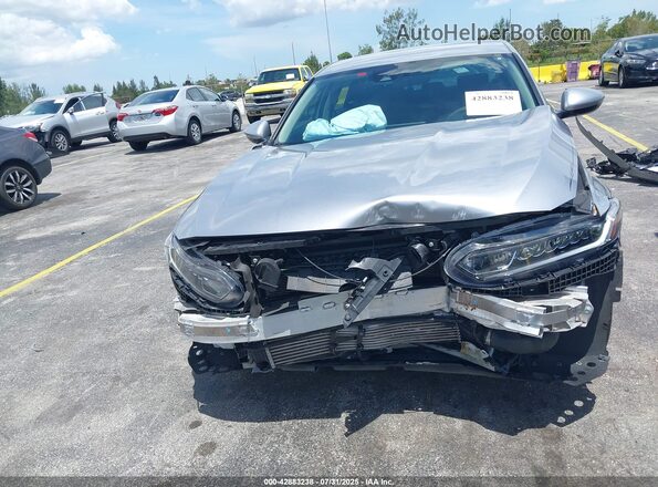 1HGCV1F11MA025365 2021 HONDA ACCORD Silver წინა ხედი