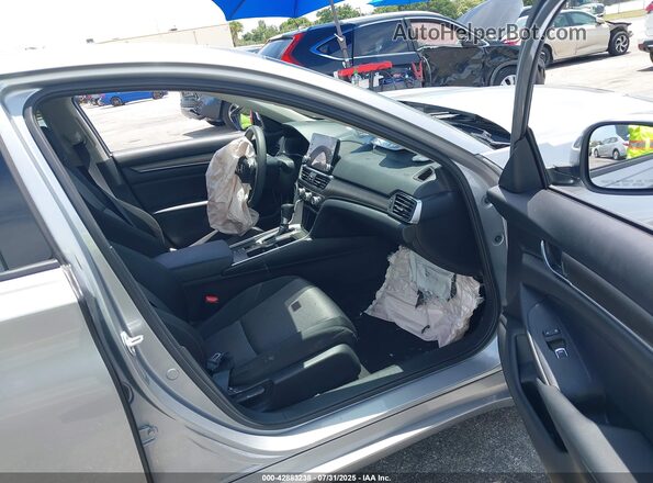 1HGCV1F11MA025365 2021 HONDA ACCORD Silver წინა სალონის ხედი