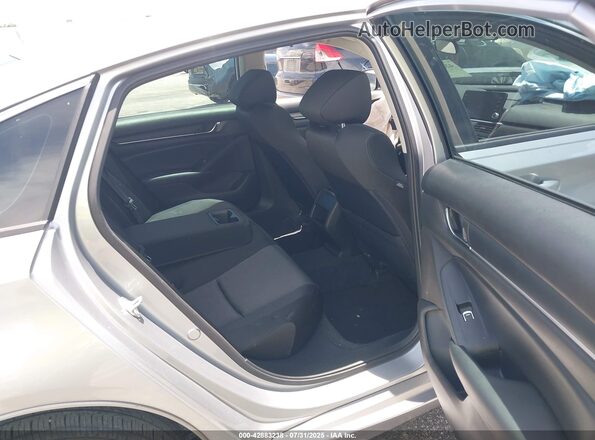 1HGCV1F11MA025365 2021 HONDA ACCORD Silver VIN კოდის სტიკერის ხედი