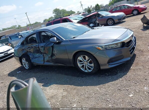 1HGCV1F13JA258322 2018 HONDA ACCORD Серый 
