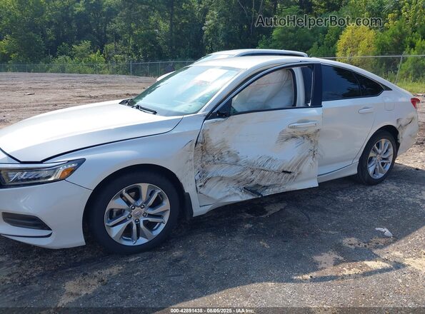 1HGCV1F14LA113258 2020 HONDA ACCORD White Widok z przodu