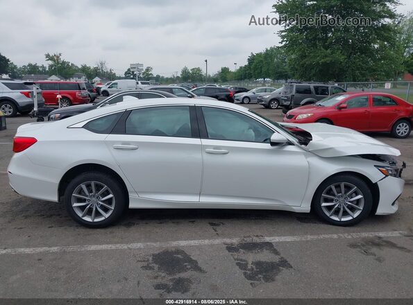 1HGCV1F15MA043593 2021 HONDA ACCORD White Вид задньої частини салону