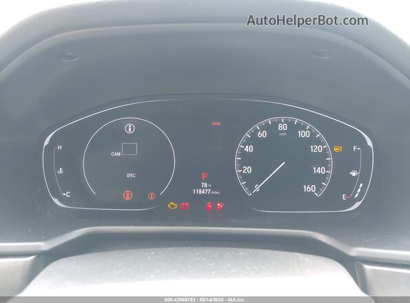 1HGCV1F19LA073887 2020 HONDA ACCORD Белый Вид задних сидений