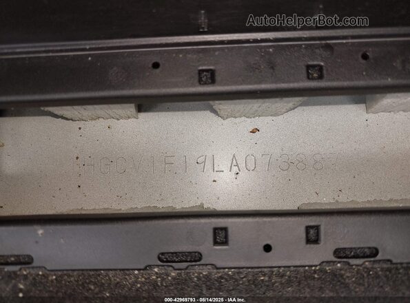 1HGCV1F19LA073887 2020 HONDA ACCORD Белый 