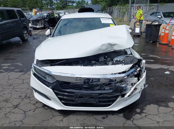 1HGCV1F19LA073887 2020 HONDA ACCORD Белый Вид щитка приборов