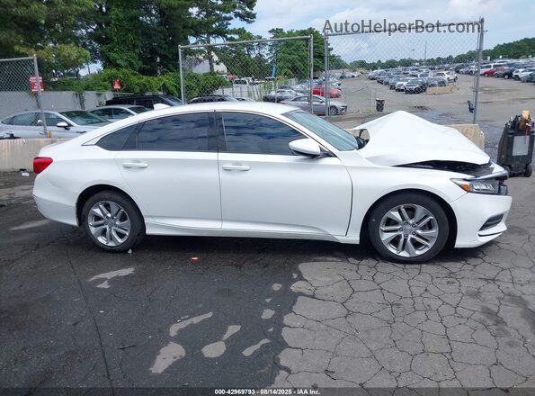1HGCV1F19LA073887 2020 HONDA ACCORD Белый Вид задней части салона