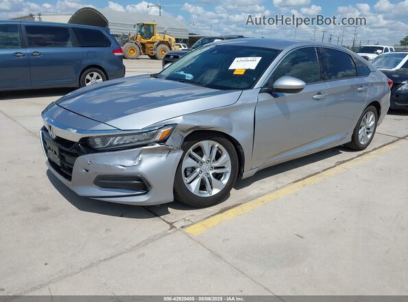 1HGCV1F19LA076188 2020 HONDA ACCORD Серебряный Передняя левая четверть