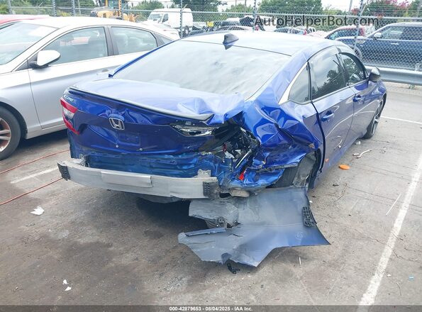 1HGCV1F30MA065809 2021 HONDA ACCORD Blue Front view