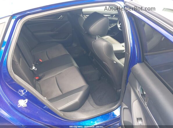 1HGCV1F30MA065809 2021 HONDA ACCORD Blue VIN sticker view