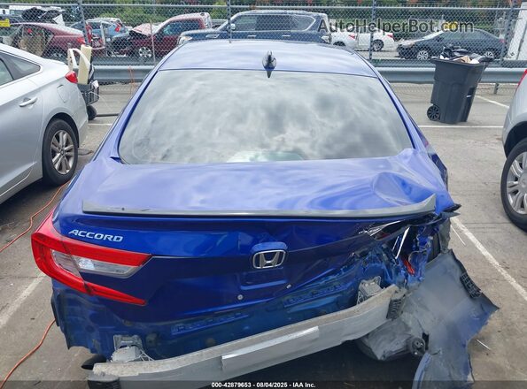 1HGCV1F30MA065809 2021 HONDA ACCORD Blue 