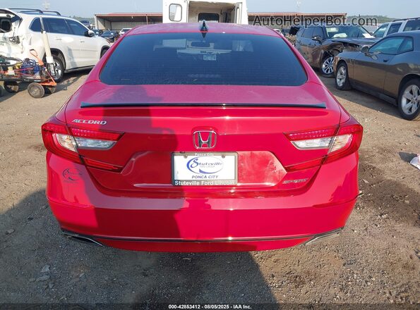 1HGCV1F30MA089138 2021 HONDA ACCORD Red 