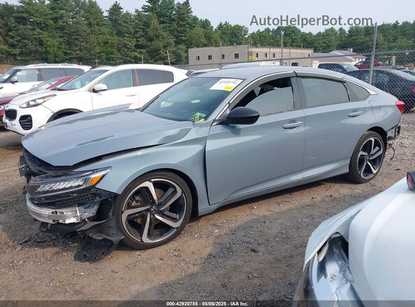 1HGCV1F30MA107640 2021 HONDA ACCORD Gray 
