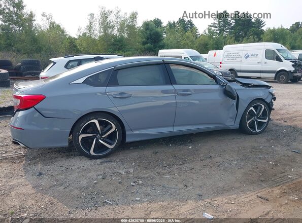 1HGCV1F30MA107640 2021 HONDA ACCORD Gray Vista interior de 360 grados