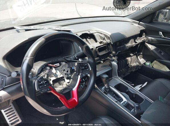 1HGCV1F33LA085597 2020 HONDA ACCORD Black Вид щитка приладів