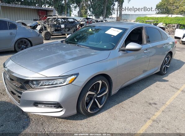 1HGCV1F34LA018085 2020 HONDA ACCORD SEDAN SPORT W Серебряный 