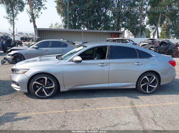 1HGCV1F34LA018085 2020 HONDA ACCORD SEDAN SPORT W Серебряный 
