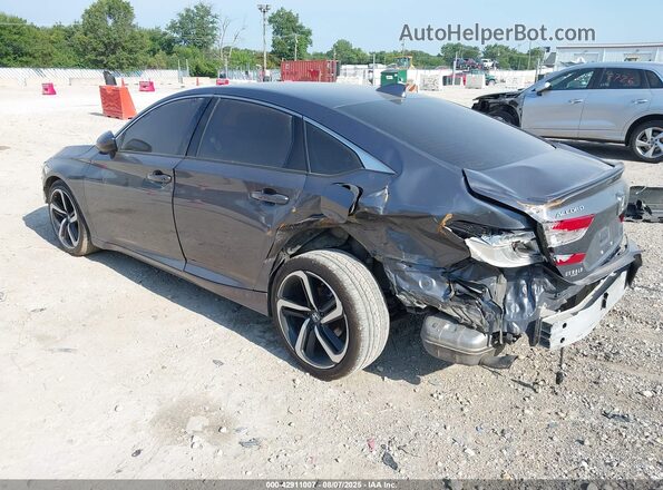 1HGCV1F34LA062121 2020 HONDA ACCORD Gray Հետևի ձախ