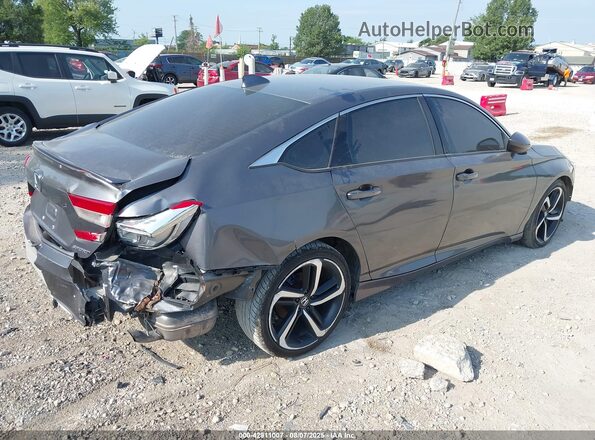1HGCV1F34LA062121 2020 HONDA ACCORD Gray Հետևի աջ