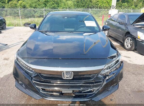 1HGCV1F35MA109593 2021 HONDA ACCORD Black Vista del cuadro de instrumentos