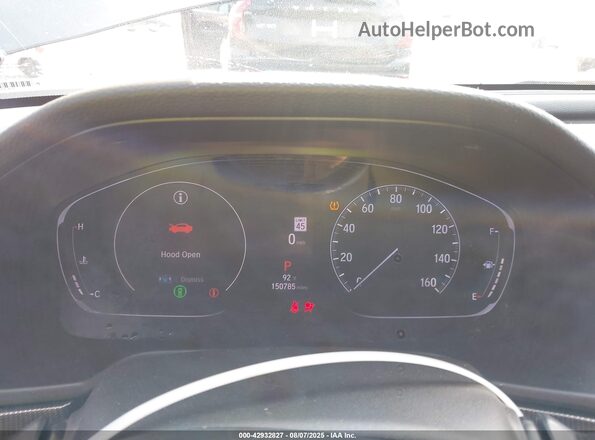 1HGCV1F35MA109593 2021 HONDA ACCORD Black Vista de los asientos traseros