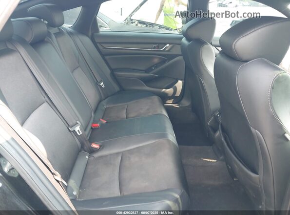 1HGCV1F35MA109593 2021 HONDA ACCORD Black Vista de la etiqueta del VIN