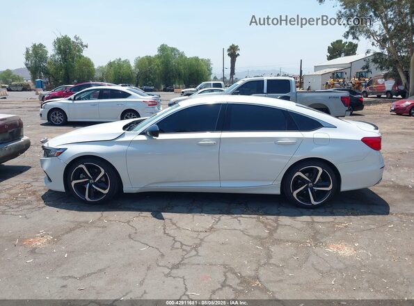 1HGCV1F36MA072201 2021 HONDA ACCORD White Панорамний вид салону 360°
