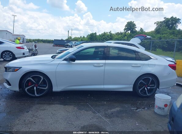 1HGCV1F36NA038096 2022 HONDA ACCORD Белый Панорамный вид салона 360°