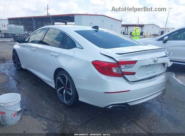 1HGCV1F36NA038096 2022 HONDA ACCORD Белый Задняя левая четверть