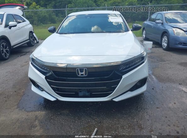 1HGCV1F36NA038096 2022 HONDA ACCORD Белый Вид щитка приборов