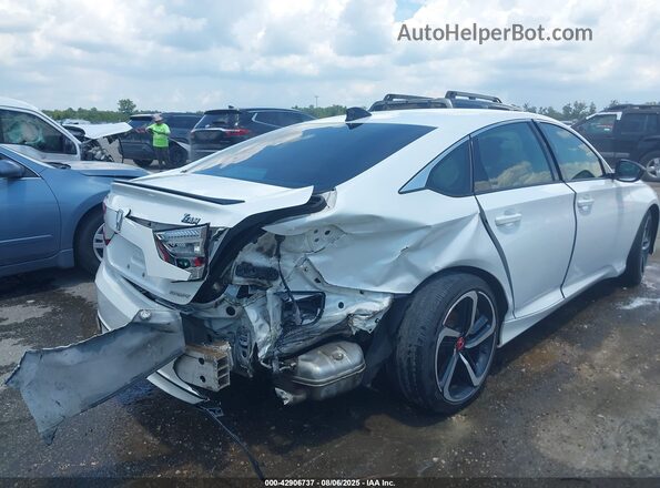 1HGCV1F36NA038096 2022 HONDA ACCORD Белый Вид спереди