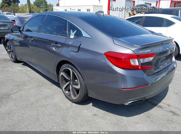 1HGCV1F39LA050580 2020 HONDA ACCORD Gray უკანა მარცხენა