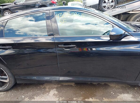 1HGCV1F39LA109353 2020 HONDA ACCORD Black Rear interior view