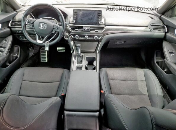 1HGCV1F3XLA109555 2020 HONDA ACCORD Black Dashboard view