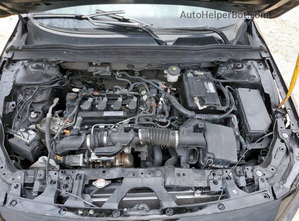 1HGCV1F3XLA109555 2020 HONDA ACCORD Black Rear interior view