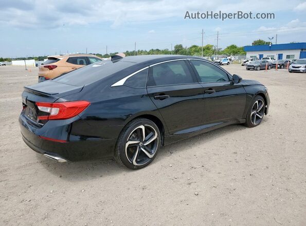 1HGCV1F3XLA109555 2020 HONDA ACCORD Black Rear right