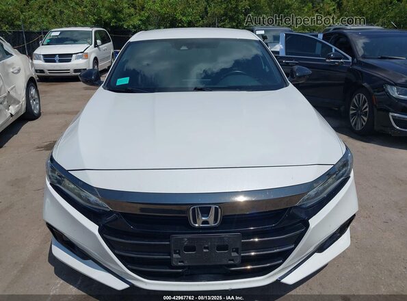 1HGCV1F3XMA065350 2021 HONDA ACCORD White Սարքավորումների վահանակի տեսք