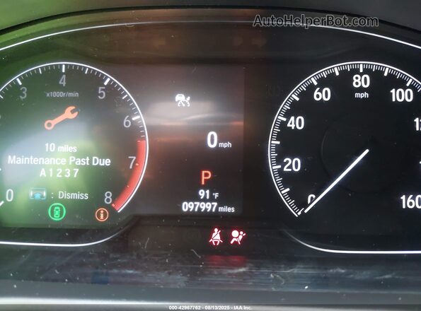 1HGCV1F3XMA065350 2021 HONDA ACCORD White Հետևի նստատեղերի տեսք
