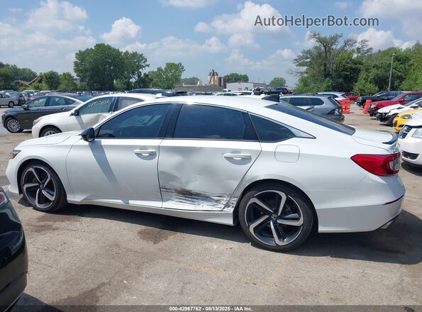 1HGCV1F3XMA065350 2021 HONDA ACCORD White Սալոնի 360 աստիճան տեսք
