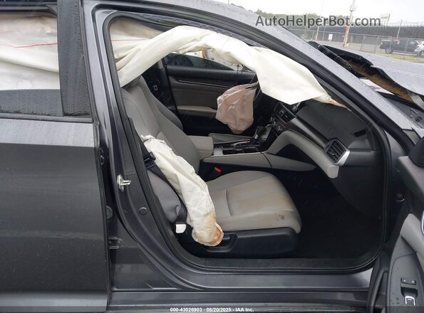 1HGCV1F40LA074310 2020 HONDA ACCORD Серый Вид салона спереди