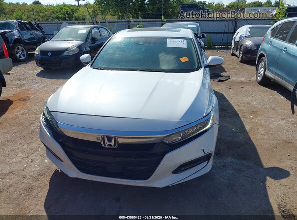 1HGCV1F48LA142899 2020 HONDA ACCORD White Vista del cuadro de instrumentos