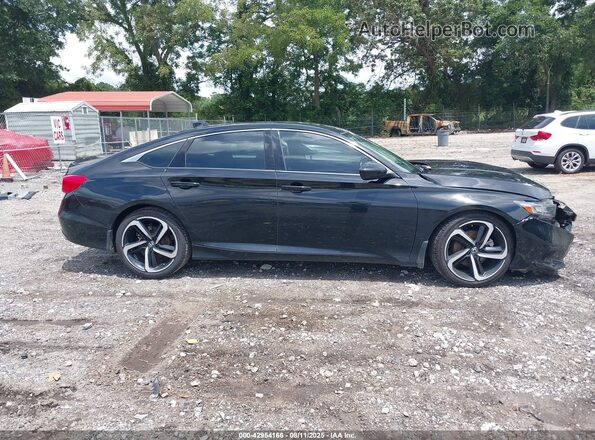 1HGCV1F4XMA040537 2021 HONDA ACCORD Черный Панорамный вид салона 360°