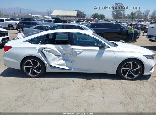 1HGCV1F4XMA075093 2021 HONDA ACCORD White Սալոնի 360 աստիճան տեսք