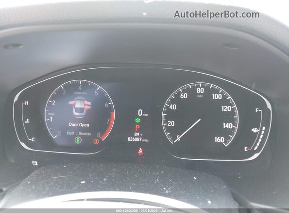1HGCV1F4XMA075093 2021 HONDA ACCORD White Հետևի նստատեղերի տեսք