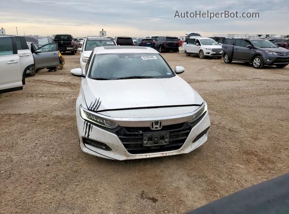 1HGCV1F57JA068767 2018 HONDA ACCORD White 