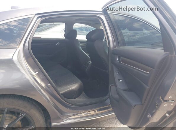 1HGCV1F94JA168554 2018 HONDA ACCORD Gray 