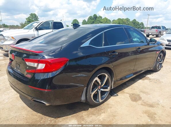 1HGCV2F30LA031308 2020 HONDA ACCORD Black Задня права чверть