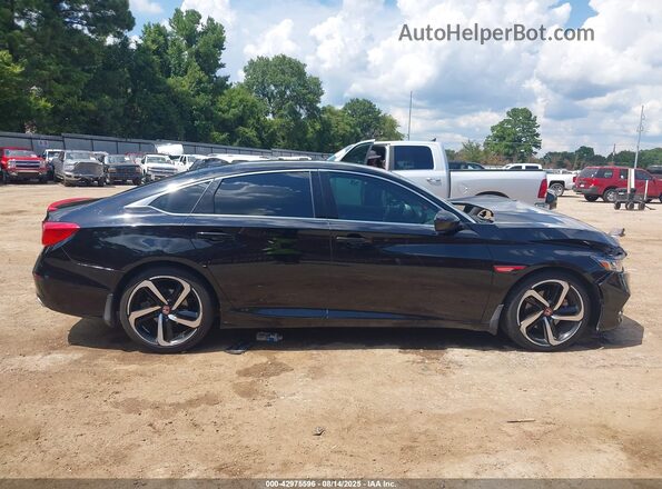 1HGCV2F30LA031308 2020 HONDA ACCORD Black Вид задньої частини салону