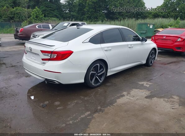 1HGCV2F31MA016978 2021 HONDA ACCORD White Rear right