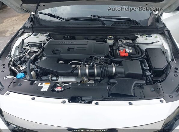 1HGCV2F31MA016978 2021 HONDA ACCORD White Rear view