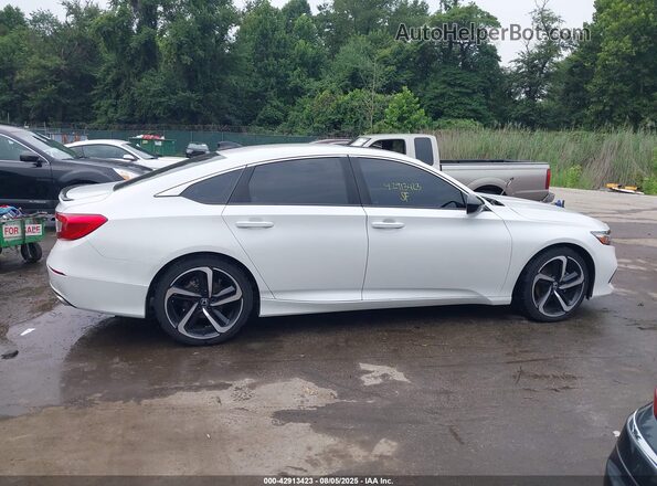 1HGCV2F31MA016978 2021 HONDA ACCORD White Rear interior view